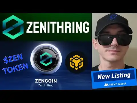 $ZEN - ZenithRing TOKEN CRYPTO COIN HOW TO BUY ZENCOIN MEXC GLOBAL BNB BSC ZEN ZENITH RING DEX CEX