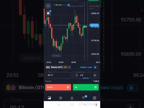 Bitcoin trade 1 minute.        #bitcoin #trading #gold #ethereum #toncoin #solana