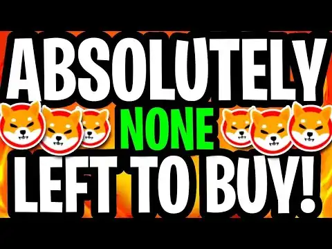 SHIBA INU: ENTIRE SUPPLY ALMOST GONE ON ALL EXCHANGES!! ONLY HOURS LEFT! - SHIBA INU COIN NEWS TODAY