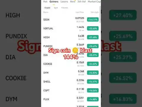 Sign coin boom  27 April 2025 #cryptocurrency #crypto #shorts #shortvideo #viralvideo #short