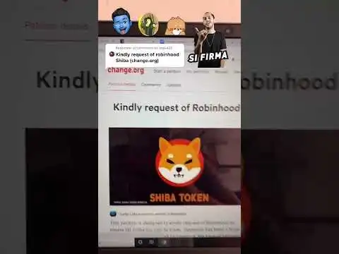Sign the petition to list Shiba on Robinhood! #shiba #hold #shibaswap