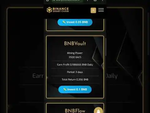 Earn FREE BNB Smart Chain daily.                   Join here, free GH/s: https://bnbfy.live/r/97651