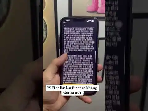 WFI s list l?n Binance kh?ng c?n xa na #wefi #ito #coin #daocoin #bitcoin #binance