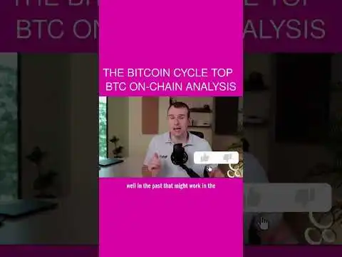 The Bitcoin Cycle Top  BTC On-Chain Analysis