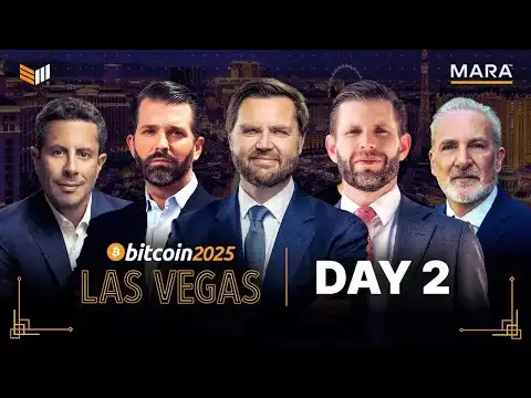 Bitcoin 2025 Conference Las Vegas! Michael Saylor & JD Vance Speech - Day 2 Livestream