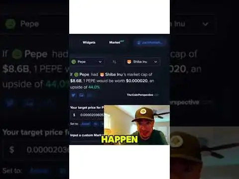 PEPE Coin could flip SHIBA INU COIN!