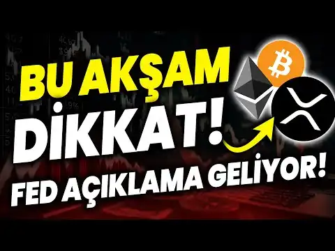 BU AKAM DKKAT!! FED A?IKLAMA YAPACAK? PYASA UYARI!! BTCON XRP CON PEPE CON RPPLE XRP ANALZ