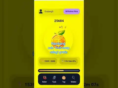 Free mining coin fruit swap