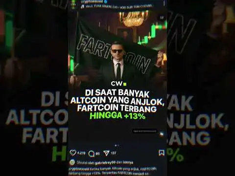 Fart coint terbang 13% #cryptowave #gabrielrey #bitcoin #cryptocurrency