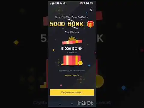 5000 BONK  Giveaway, Binance Red Packet Code Today, Red Packet Code In Binance Today.