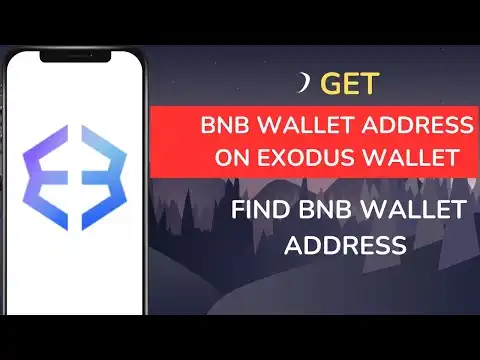 How to Get BNB Wallet Address on Exodus Wallet - Find BNB Wallet Address