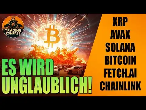 Kaufsignale ?berall! Bullische Wende JETZT? Bitcoin, Solana, XRP, Chainlink, AVAX, Fetch.AI Analyse