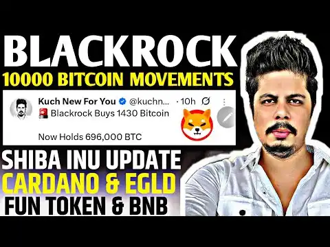 Shiba Inu | Donald Trump  Bitcoin    | Blackrock | Bnb Maxwell Upgrade | Egld & Fun Token