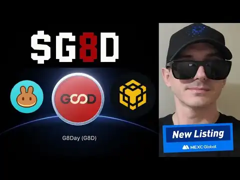 $G8D -  G8Day TOKEN CRYPTO COIN HOW TO BUY G8D MEXC GLOBAL BNB BSC BINANCE BLOCKCHAIN PANCAKESWAP
