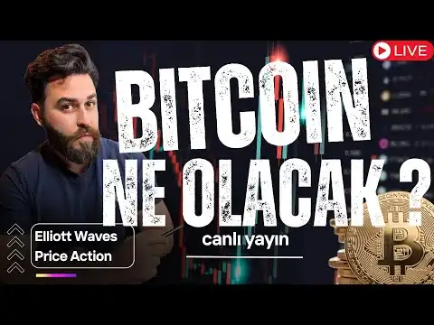 Bitcoin, XRP, AVAX, ETH , SOL Kritik Yerde!  Elliott Wave Canl Teknik Analiz