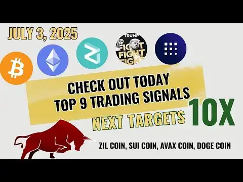 Check Out Today Top 9 Trading Signals with solid targets Zil coin, sui coin, avax coin, doge coin