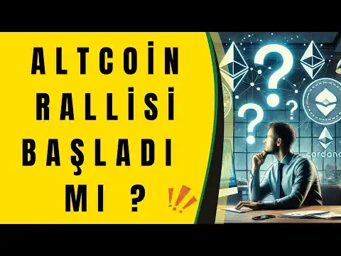ALTCON RALLS BALADI MI ? bitcoin - ethereum analiz