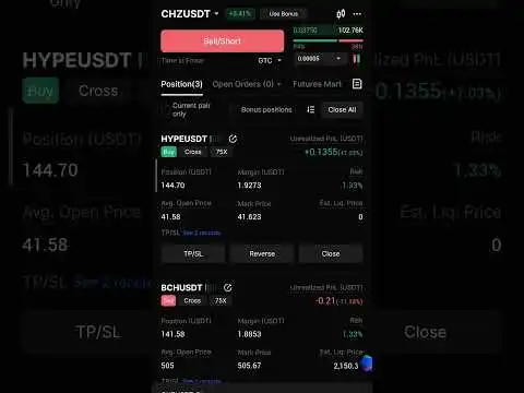 Hype & Bch Trade                                      #bitcoin #trading #hype #ethereum #solana