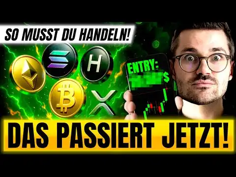 Krypto: DIESE Riesen-Chance MUSST du nutzen! (Bitcoin,?Ethereum,?Solana?&?XRP)