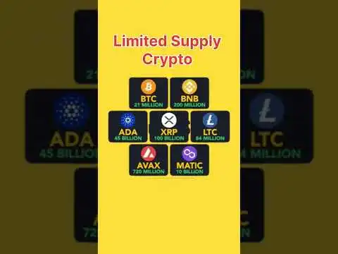 # Limited Supply crypto currency #shorts #bitcoin #btc #btcnews #bnb #ADA #xrp #ltc #avax #matic #yt