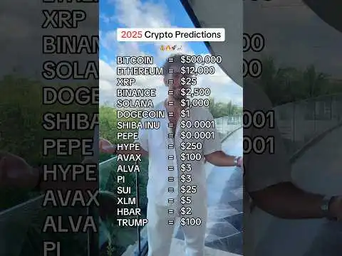 2025 Crypto Predictions!  #crypto #bitcoin #ethereum #xrp #dogecoin #shibainu #altcoins