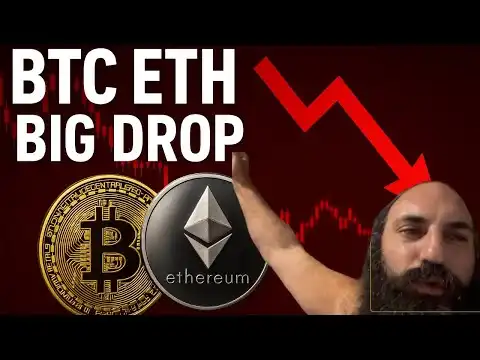 BITCOIN DOWN 10% & ETH DOWN 20% FROM ALL TIME HIGH 3 DAYS AGO