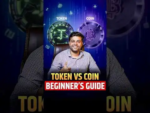 Coin vs Token  | The 1-Minute Crypto Lesson Everyone Must Watch!