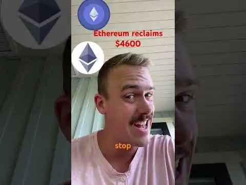 Ethereum reclaims $4600 #crypto #binance #bitcoin #solana #btc #bnb #eth #ethereum xrp