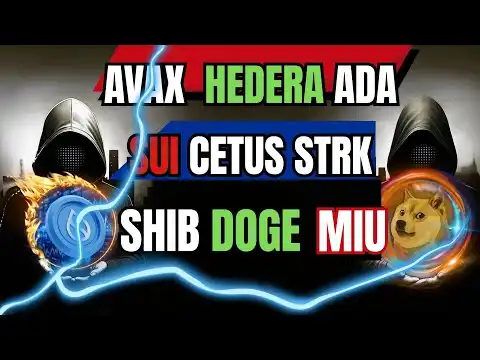 Altcoin G?nl?k Analiz : AVAX , ADA , HBAR , STRK , MIU , SUI , SHIB , CETUS , DOGE