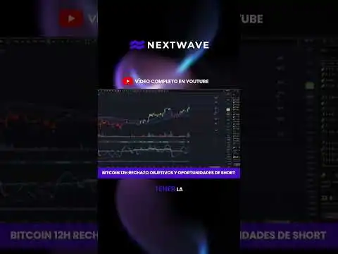 ?Bitcoin 12H  ?Rechazo, Objetivos y Oportunidades de Short!