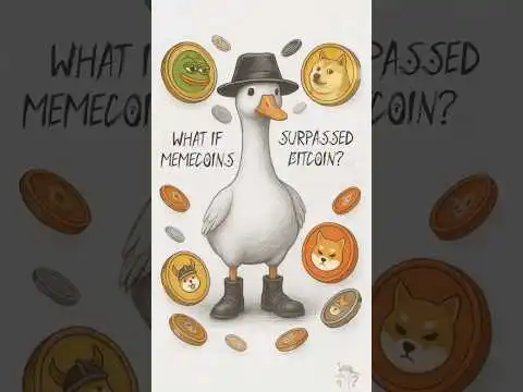 What if MEMECOINS actually surpassed BITCOIN in value?!