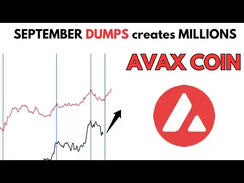 AVAX: How SEPTEMBER DUMPS creates MILLIONAIRES  || Avax News, Analysis & Price Prediction 