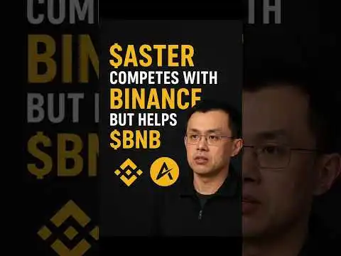  CZ: $ASTER Competes with Binance, But Helps $BNB! 