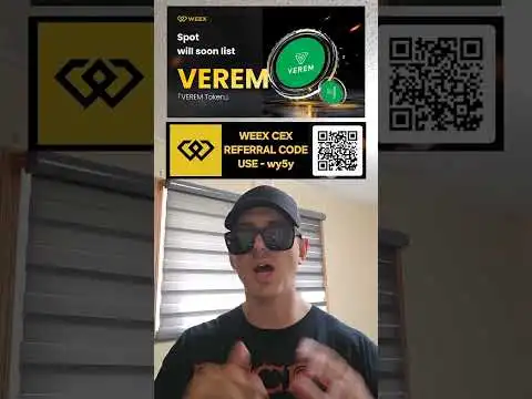 $VEREM - VEREM TOKEN CRYPTO COIN HOW TO BUY WEEX CEX BNB BSC BLOCKCHAIN PANCAKESWAP ETHEREUM NEW ETH