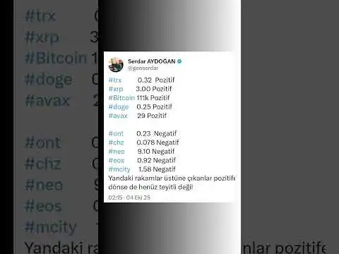 KRPTO PARA trx   #xrp  Bitcoin  Doge   avax  #ont    #chz      #neo        #eos   #mcity