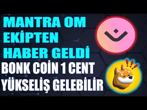 Mantra OM Coin Kurtarma Plan GeldiBONK Coin ?nemli Haber Geldi