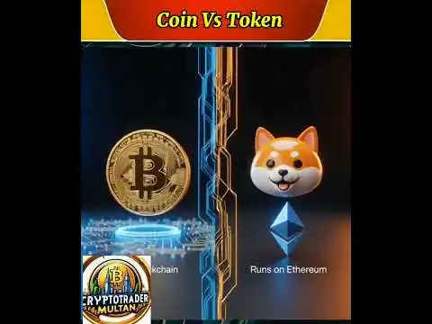 Coin vs Token Explained in Urdu | Bitcoin, Ethereum, Shiba Inu | Crypto Basics 2025