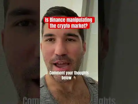 Binance manipulating the price of Bitcoin and alt coins? #crypto #cryptocurrency #bitcoin