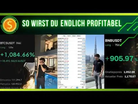 Von 0 zu Profitabel: Mein Bitcoin & BNB Trading Geheimnis ? 1084% live bewiesen!