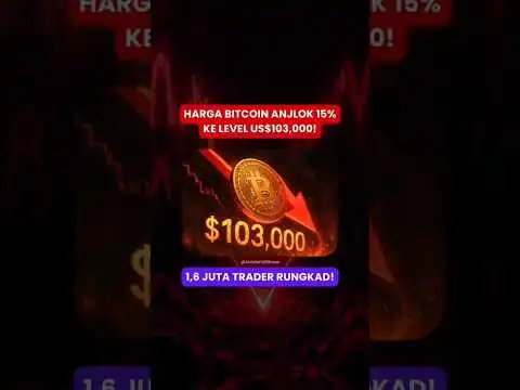 Bitcoin Runtuh 15% dalam Sehari! Apa Penyebabnya?